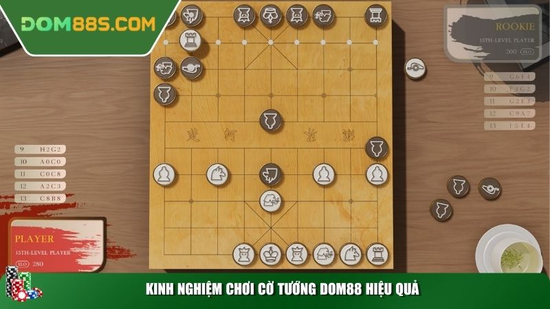 Kinh nghiệm chơi cờ tướng Dom88 hiệu quả