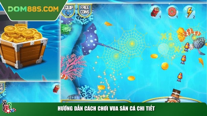 Hướng dẫn cách chơi Vua Săn Cá chi tiết